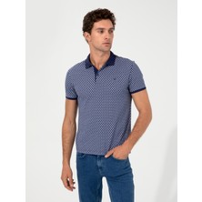 Cacharel Erkek Lacivert Polo Yaka T-Shirt 50230525-VR033