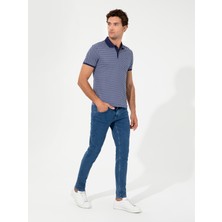 Cacharel Erkek Lacivert Polo Yaka T-Shirt 50230525-VR033