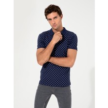 Cacharel Lacivert Polo Yaka T-Shirt 50230523 VR033