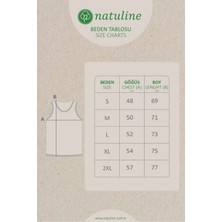 Natuline Erkek Organik Pamuklu Penye Atlet 4 ' Lü Paket