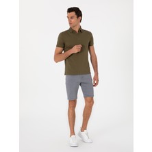 Cacharel Erkek Haki Slim Fit %100 Pamuk Polo Yaka T-Shirt 50300934-VR027