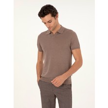 Cacharel Erkek Vizon Slim Fit Kazak 50303284-VR052