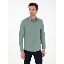 Cacharel Erkek Mint Slim Fit Uzun Kollu Gömlek 50284433-VR237