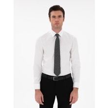 Cacharel Erkek Beyaz Slim Fit Pamuklu Oxford Gömlek 50304497-VR013