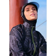 Alfasa 24209 Neon Biye Detaylı Spor Tesettür Mayo