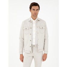 Cacharel Erkek Bej Regular Fit Jean Ceket 50290967-VR011
