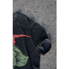It Chapter Two Baskılı Oversize Yıkamalı T-Shirt