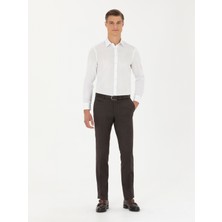 Cacharel Erkek Beyaz Slim Fit Uzun Kollu Gömlek 50282392-VR013