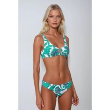 Kom Peyton Desenli Toparlayıcı Bikini