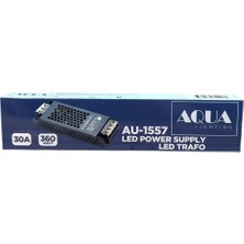 LED Trafosu 30 Amper, Ultra Slim, 12 V Şerit LED Trafosu Fansız, (360W),SİYAH Kasa, led adaptörü, led motoru