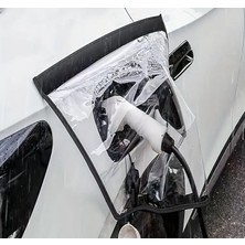 Su Geçirmez Manyetik Ev Şarj Soketi Yağmur Geçirmez Mıknatıslı Koruma Brandası (Tüm Araçlara Uyumludur)