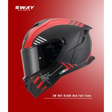 Sway Sw 867 Tam Kapalı Motosiklet Kaskı Renkli Vizör