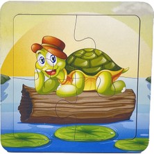 Ahşap 4 Parçalı 3 Set Çocuk Puzzle Set4