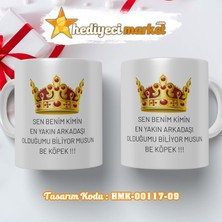 Prens Karakter Temalı Beyaz Kupa Bardak - HMK-00117-09