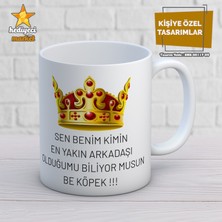 Prens Karakter Temalı Beyaz Kupa Bardak - HMK-00117-09