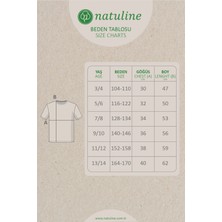 Natuline Erkek Çocuk Organik Pamuk Penye 6'lı Paket T-Shirt 2004-6