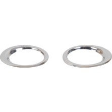 Brsplast Nissan Qashqai Uyumlu 2010-2014 Sis Farı Çerçevesi 2 Parça Abs Krom Kaplama