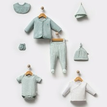 Totstale Yenidoğan Hastane Çıkışı 8'li Set Tropical Cutie Yeşil Unisex