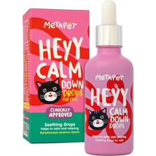Metapet Kediler için Sakinleştirici Rahatlık Damlası, Doğal Vitaminleri, Anti Stress, Relax, Gevşeme