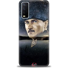 Kılıf Evreni Vivo Y20S Kılıf Hd Baskılı Kılıf + Seramik Tam Kaplayan Ekran Koruyucu 24