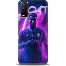 Kılıf Evreni Vivo Y20S Kılıf Hd Baskılı Kılıf + Seramik Tam Kaplayan Ekran Koruyucu 9