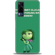 Vivo Y53S Kılıf Hd Baskılı Kılıf + Seramik Tam Kaplayan Ekran Koruyucu 154