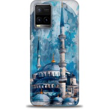 Kılıf Evreni Vivo Y21S Kılıf Hd Baskılı Kılıf + Seramik Tam Kaplayan Ekran Koruyucu 228