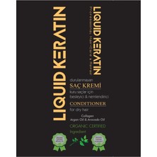 Liquid Keratin Organik Saf Keratinli Saç Bakım Kremi 200 ml