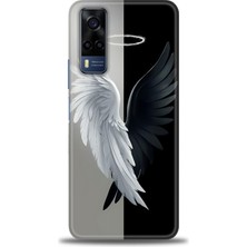 Vivo Y53S Kılıf Hd Baskılı Kılıf + Seramik Tam Kaplayan Ekran Koruyucu 146