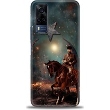 Vivo Y53S Kılıf Hd Baskılı Kılıf + Seramik Tam Kaplayan Ekran Koruyucu 25