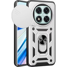 Microcase Xiaomi Redmi Note 14 Pro Plus Qubec Serisi Kamera Kapaklı Yüzük Standlı KILIF-AL5117