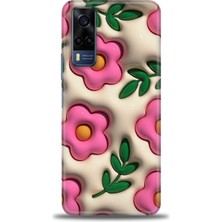 Vivo Y53S Kılıf Hd Baskılı Kılıf + Seramik Tam Kaplayan Ekran Koruyucu 111