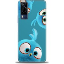 Vivo Y53S Kılıf Hd Baskılı Kılıf + Seramik Tam Kaplayan Ekran Koruyucu 364