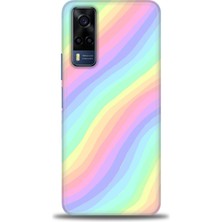 Vivo Y53S Kılıf Hd Baskılı Kılıf + Seramik Tam Kaplayan Ekran Koruyucu 427