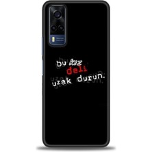 Vivo Y53S Kılıf Hd Baskılı Kılıf + Seramik Tam Kaplayan Ekran Koruyucu 398