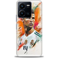 Kılıf Evreni Vivo Y22S Kılıf Hd Baskılı Kılıf + Seramik Tam Kaplayan Ekran Koruyucu 7