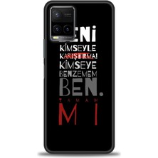 Kılıf Evreni Vivo Y21S Uyumlu A+ Plus Kılıf + SERAMİK KIRILMAZ EKRAN KORUYUCU 396