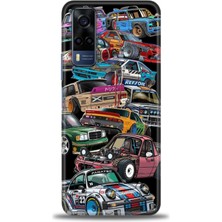 Vivo Y53S Kılıf Hd Baskılı Kılıf + Seramik Tam Kaplayan Ekran Koruyucu 481