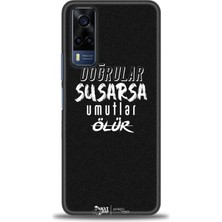 Vivo Y53S Kılıf Hd Baskılı Kılıf + Seramik Tam Kaplayan Ekran Koruyucu 395