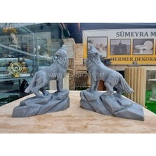Mermer Bozkurt - Yükseklik 50 cm