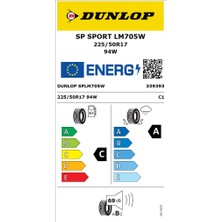 Dunlop 225/50 R17 94W Sp Sport LM705 Oto Yaz Lastiği (Üretim Yılı:2025)