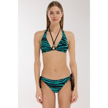 Ayyıldız 4612 Siyah Yeşil Bikini Takımı