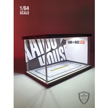 Kaido House Diecast LED Işıklı Akrilik Korumalı Stand/diorama 1:64 Ölçek