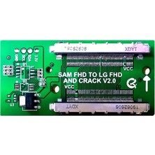 LCD Panel Flexi Repair Kart Hd Lvds To Lvds Sam Fhd In Lg Fhd Out QK0812A