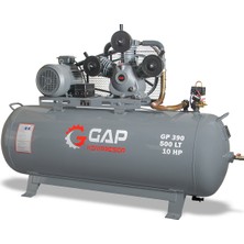  Hava Kompresörü Pistonlu 500LT 3 Kafa 8 Bar 10HP GP390