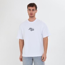 Peç Bakılı Unisex Oversiz T-Shirt