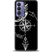 Kılıf Evreni Tecno Camon 18 Kılıf Hd Baskılı Kılıf + Seramik Tam Kaplayan Ekran Koruyucu 90