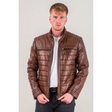 Ataleather Erkek Deri Mont MS-913 Antik Kahve