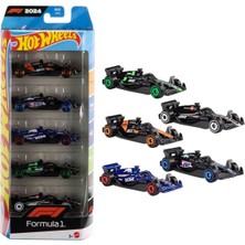 Hot Wheels Formula 1 2024 Araba Seti – 5'li Lisanslı Model Araç Koleksiyonu