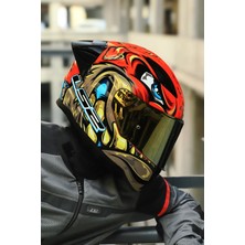 Ls2 Rapıd 2 Race Spox Kırmızı-Gri Kask